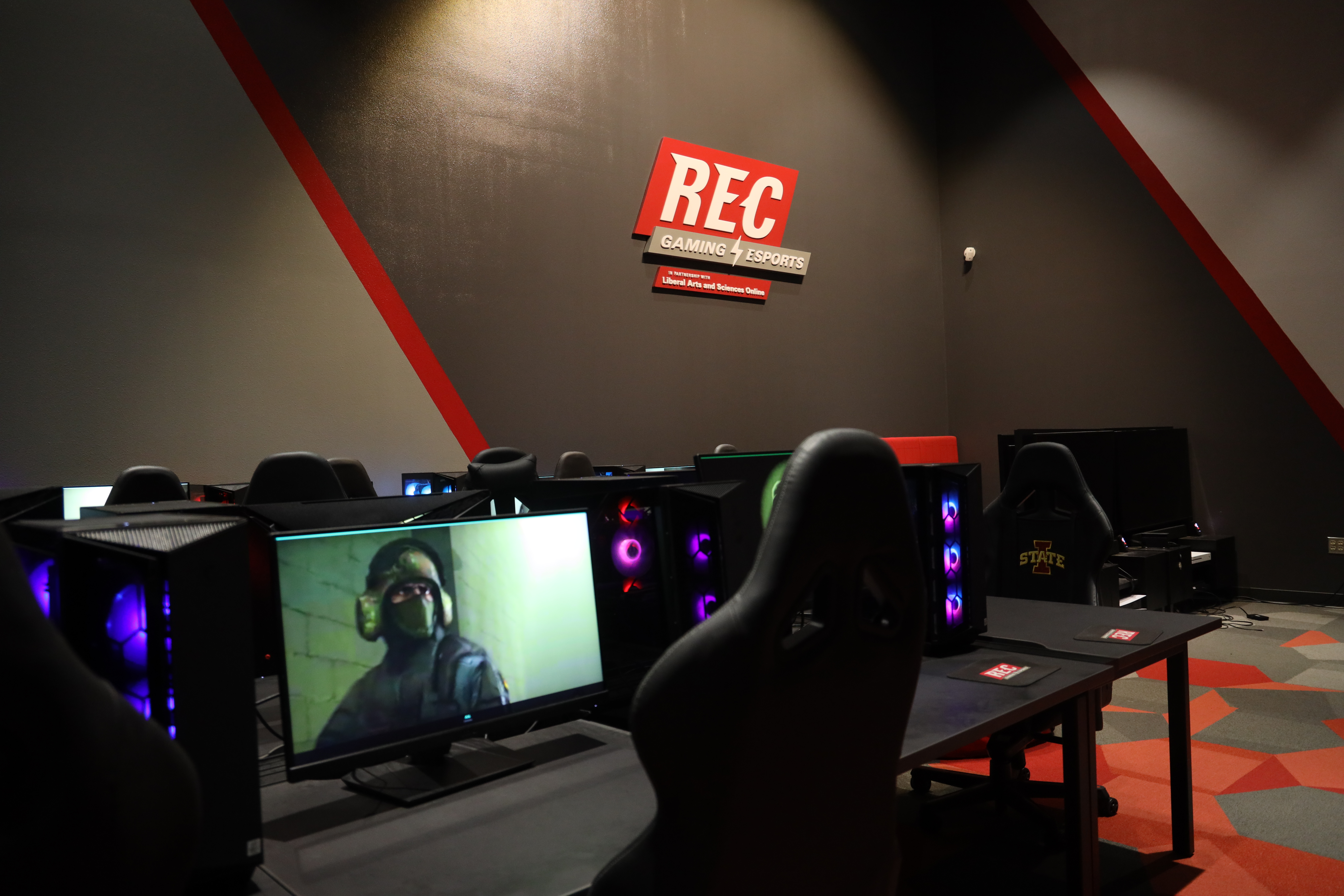 a photo of the rec gaming room