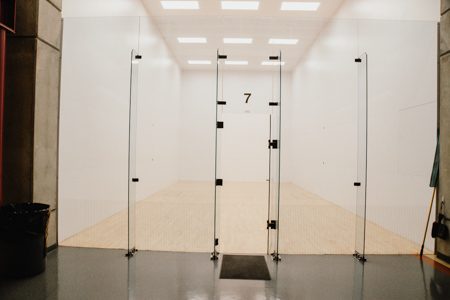 racquetball court in Lied