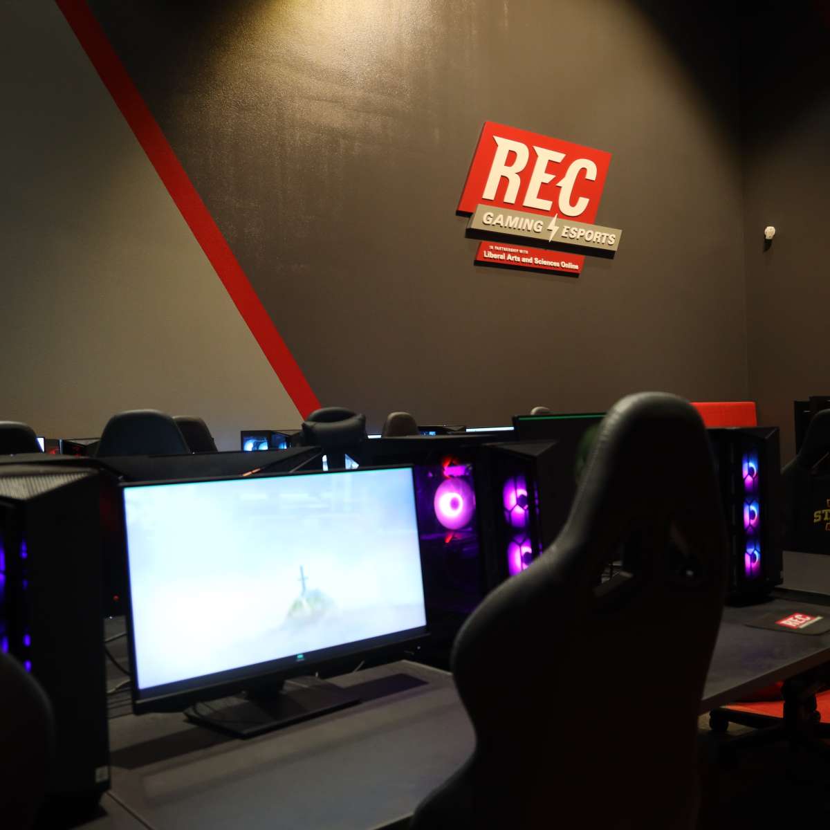 a photo of the gaming & esports room